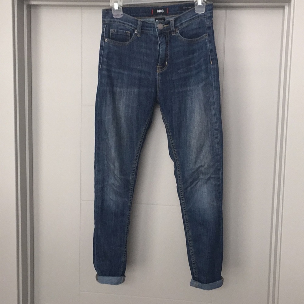 High waisted jeans